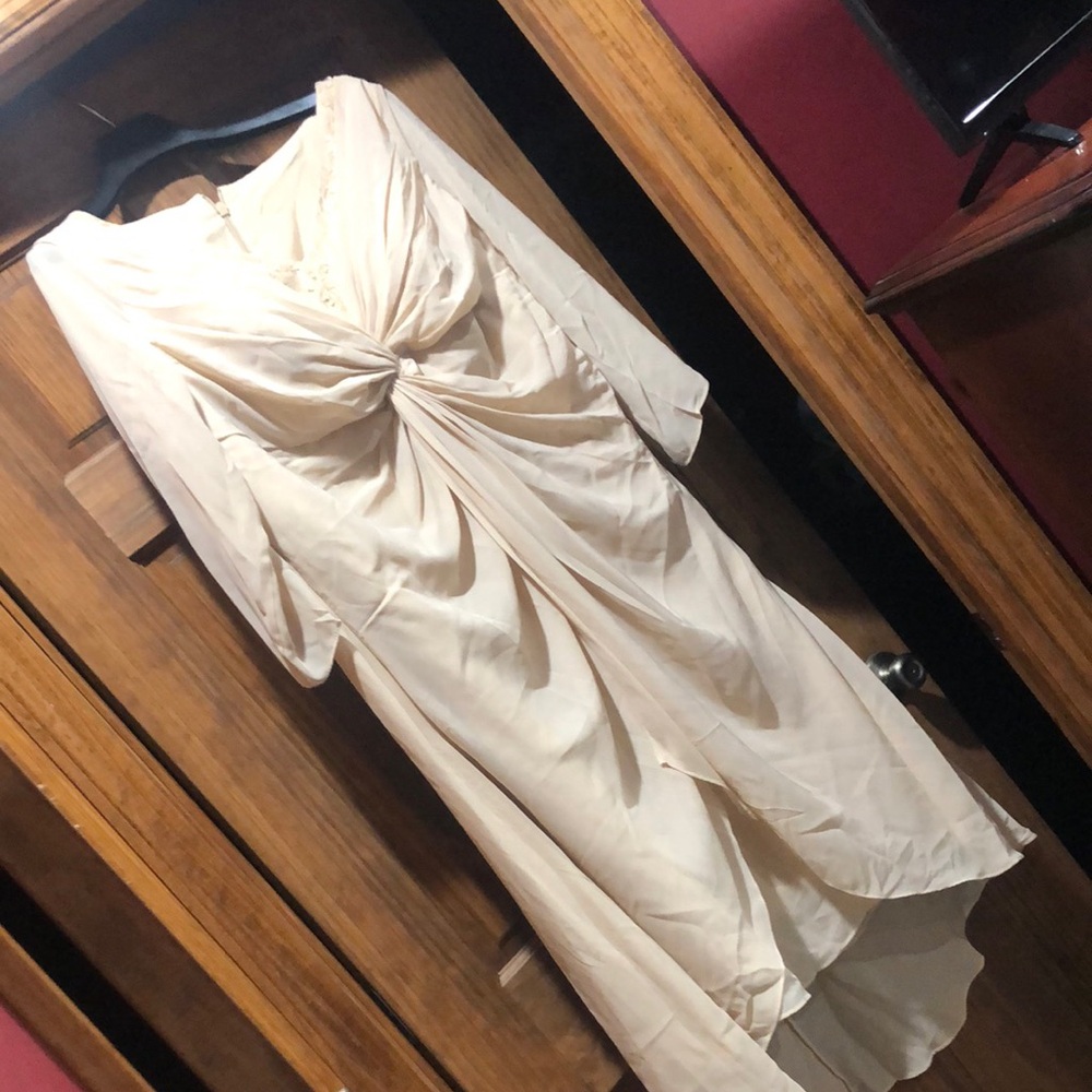 Elegant Champagne Women's Dress